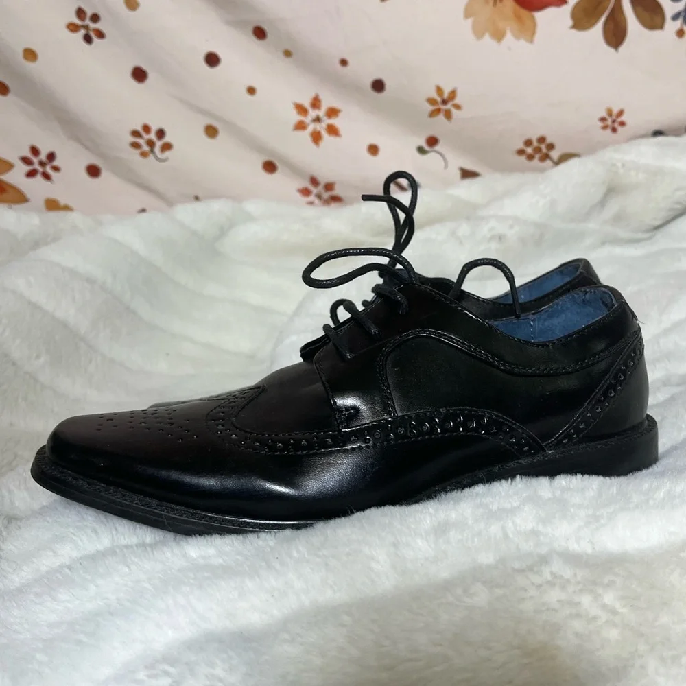 Joseph Allen Boys 3 Black Dress School Uniform Event Party Wedding Shoes Classic